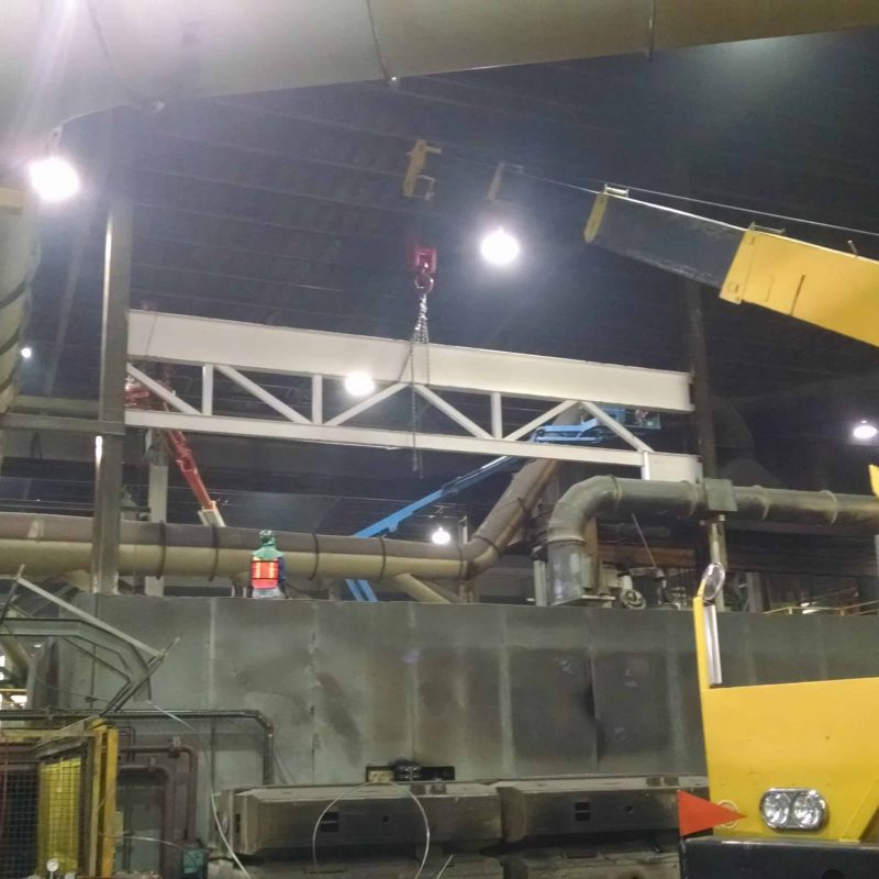 Estructura para Monoriel Planta TUPY - Xquadra